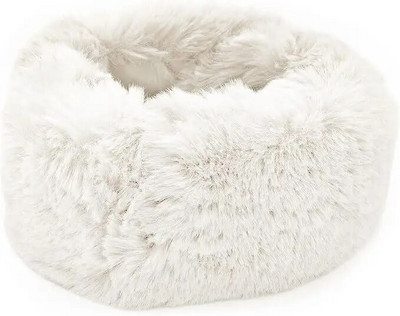 Sabiezināta, silta kažokādas apkakle Ziemas sieviešu cepure un šalle Divējāda pielietojuma kažokādas apkakle jaka silts galvas gredzens bez malām, tukšs cilindrs