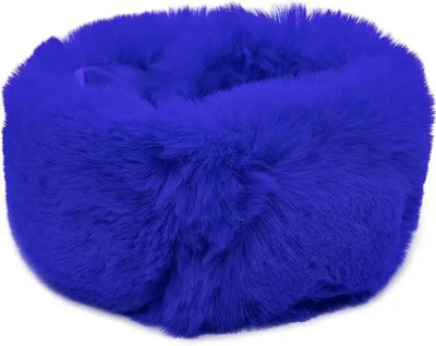 Sabiezināta, silta kažokādas apkakle Ziemas sieviešu cepure un šalle Divējāda pielietojuma kažokādas apkakle jaka silts galvas gredzens bez malām, tukšs cilindrs