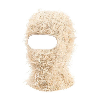 Balaclava distressed silmkoelised mütsid Hip Hop kogu näo suusamask naistele välistingimustes kamuflaaž fliis Fuzzy suusa Balaclava Beanid meeste müts