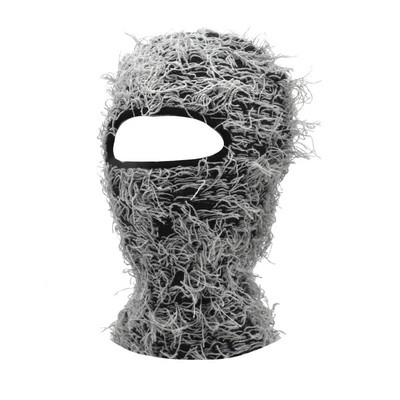 Balaclava distressed silmkoelised mütsid Hip Hop kogu näo suusamask naistele välistingimustes kamuflaaž fliis Fuzzy suusa Balaclava Beanid meeste müts