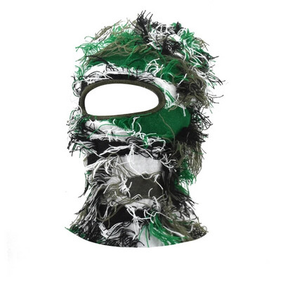 Balaclava distressed silmkoelised mütsid Hip Hop kogu näo suusamask naistele välistingimustes kamuflaaž fliis Fuzzy suusa Balaclava Beanid meeste müts