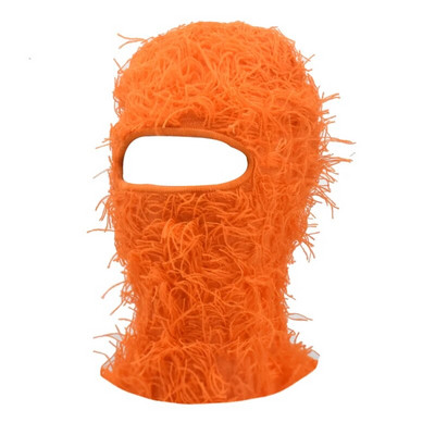 Balaclava distressed silmkoelised mütsid Hip Hop kogu näo suusamask naistele välistingimustes kamuflaaž fliis Fuzzy suusa Balaclava Beanid meeste müts