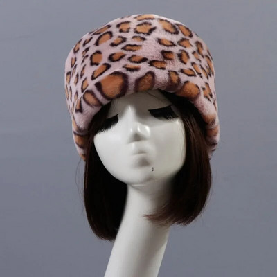 Pălării de iarnă în stil rusesc Qearlstar, pentru femei, groasă, pufoasă, de blană artificială, pălărie de schi, pălărie de schi, căciulă de încălzit pentru urechi, pălărie de schi ZKG21