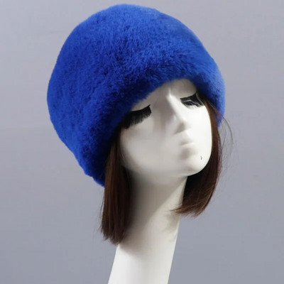 Pălării de iarnă în stil rusesc Qearlstar, pentru femei, groasă, pufoasă, de blană artificială, pălărie de schi, pălărie de schi, căciulă de încălzit pentru urechi, pălărie de schi ZKG21