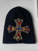 Väikese risti villane müts, unisex tänava hiphop, isikupärastatud kootud Baotou kõrvakaitse külmakübara mood