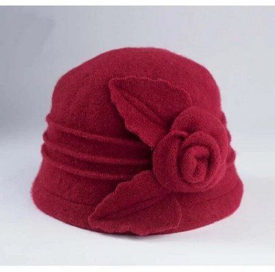 2022. gada jaunā Dome Fedora pusmūža dāmu vilnas cepure Mammu cepures rudens un ziemas siltā cepure Bezmaksas piegāde