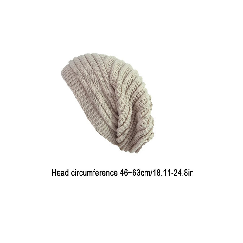 Sieviešu Cepure, Sieviešu Mode Ziemas silta Cepure Meitenes Tamborēta Vilna Adījums Siltas Cepures Trikotāžas Cepures Stils Izstiepts Moderns Rievots Kupls Cepurītis