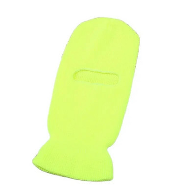 Vīrieši Sievietēm Ziemas Slēpošanas Silta Cepure Balaclava Cepure Adīta Visa Seja Cepurīte Neona Krāsa Viena cauruma Taktiska CS Ķivere Smieklīgas Beanie Cepures