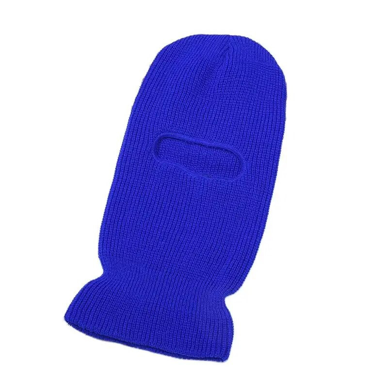 Vīrieši Sievietēm Ziemas Slēpošanas Silta Cepure Balaclava Cepure Adīta Visa Seja Cepurīte Neona Krāsa Viena cauruma Taktiska CS Ķivere Smieklīgas Beanie Cepures