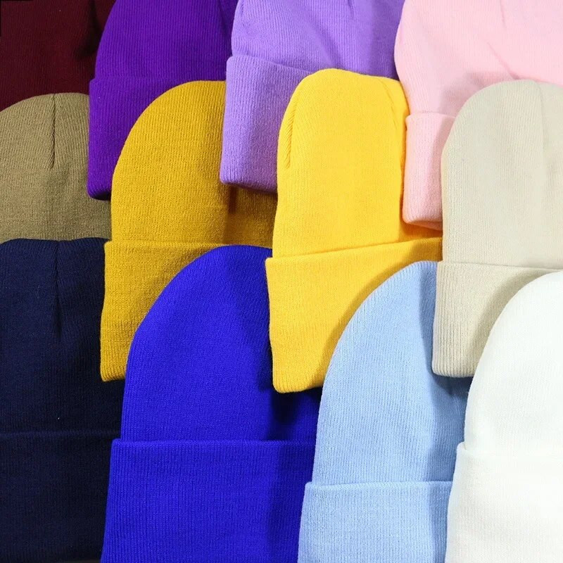 Ziemas zīda satīna odere sieviešu cepures vīriešu unisex bieza kupla cepure svītraina silta mīksta augstas kvalitātes kašmira trikotāžas cepure