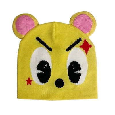 Unisex kawaii jauka modes cepure ziemas trikotāžas cepures ballītei rozā smieklīga cepure sievietēm vīriešiem dizains hip-hop personība aukstā y2k