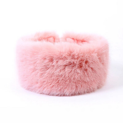 Șapcă rusească, pufoasă, groasă, cu topless, la modă, iarnă, călduroasă, de pluș, pentru urechi, căciuli de schi în aer liber, pentru femei, șepci rezistente la vânt.