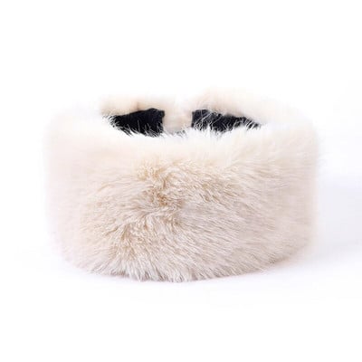 Șapcă rusească, pufoasă, groasă, cu topless, la modă, iarnă, călduroasă, de pluș, pentru urechi, căciuli de schi în aer liber, pentru femei, șepci rezistente la vânt.