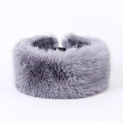 Șapcă rusească, pufoasă, groasă, cu topless, la modă, iarnă, călduroasă, de pluș, pentru urechi, căciuli de schi în aer liber, pentru femei, șepci rezistente la vânt.