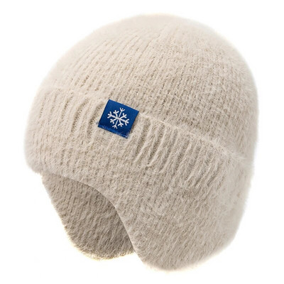 Jaunas Sieviešu konfektes Krāsas Austiņas Ziemas Cepure Mode Mākslīgās kažokādas Trikotāžas Cepure Kpop Stils Mīkstas Beanie Cepures Sieviešu Streetwear Cepures