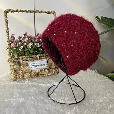 Naiste talvemüts Suure elastsusega tänavariided, soojad kokkutõmbumisvastased naiste talvemütsid Naiste nokamüts puhkuseks