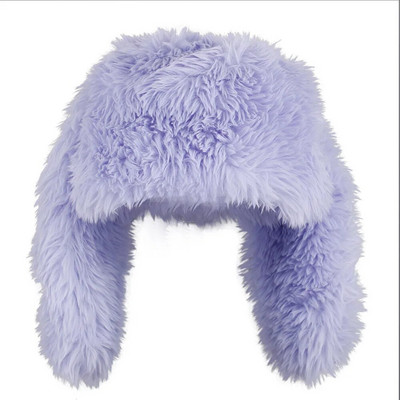 Y2k Trušu ausis Plīša cepures Jauki Meiteņu Ziemas Beanie Pulovers Cepures Sieviešu Lolita Biezinātas Siltas Smieklīgas ballītes Fleece Cepures