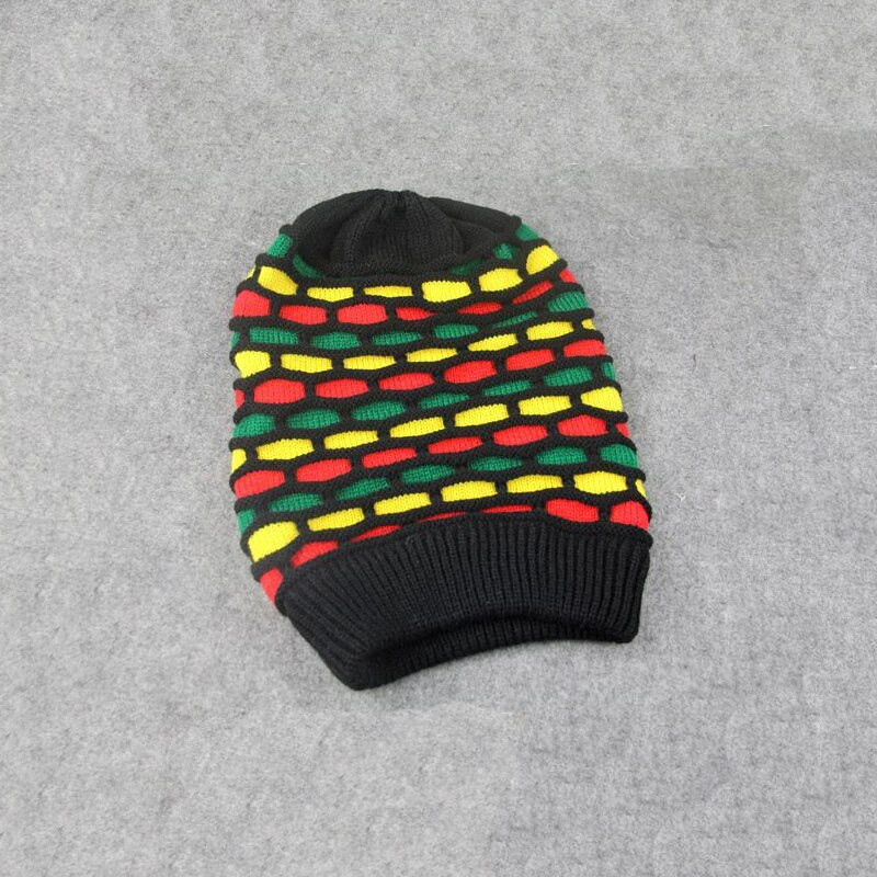 Vīriešu un sieviešu ziemas adīta cepure Bieza varavīksnes krāsas lakats Sieviešu silta Skullies Beanies dzīvžoga cepure Pāļu cepure ārā