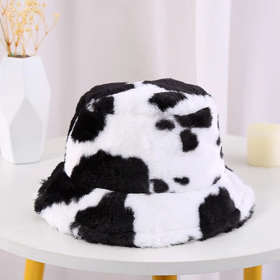 Sieviešu Bucket Hat Plīša Panamas cepures Femme Outdoor Saglabā siltumu Rudens Ziemas Korejas stila Modes Ausu Aizsardzība Zvejnieka cepure