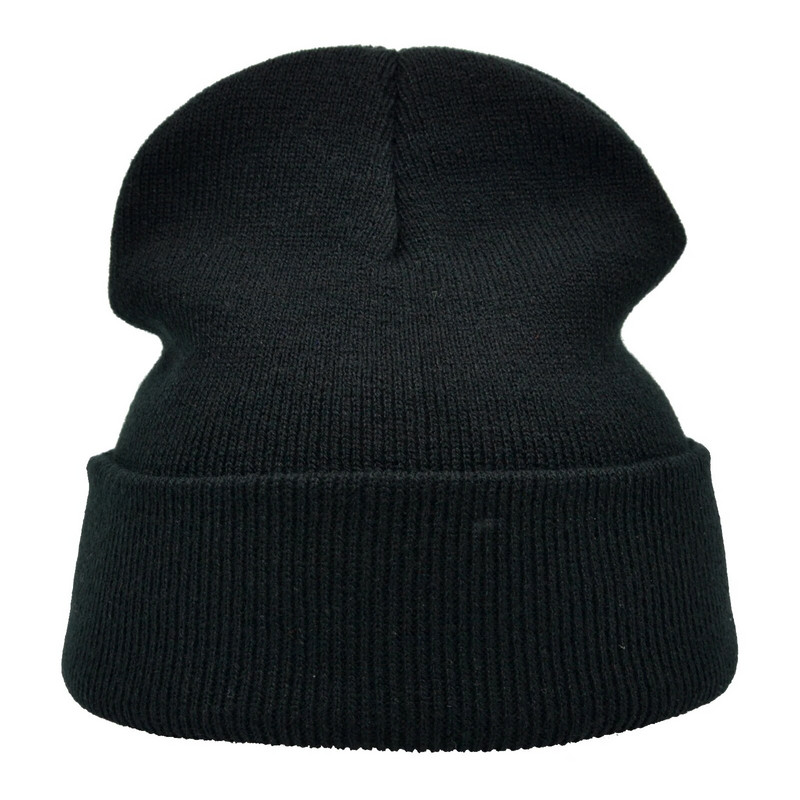 Căciulițe tricotate cu broderie cu drujba Pochita Pălării bărbați, femei, solide, iarnă, călzătoare, pălării de schi, șapcă elastică moale, șapcă de sport.