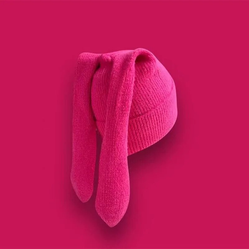 2023. g. jaukas Truša ausis Pupiņas Mīksta Silta Pūkaina Ziemas Cepure Sievietēm Adīta Cepure Skullies Beanies Sieviešu pārsegs Vienkrāsains