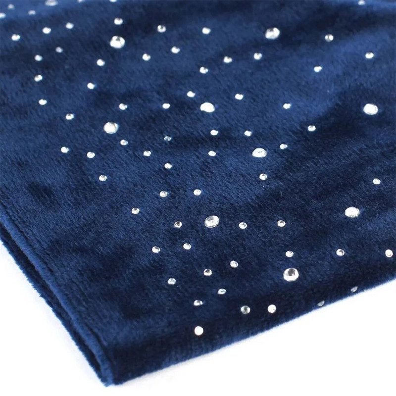 Modes Sieviešu spīdīga Rhinestone Beanie Rudens Ziemas Sieviešu Ikdienas Cepure Sieviešu Samta audums Mīksts Cepurītis Skullies Motora pārsegs