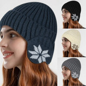 Vīrieši Sievietēm ziemas siltas plīša trikotāžas Benines Snow Fashion Skullies Cepure Unisex Jauna āra aukstumizturīga ausu aizsardzība vilnas vāciņi