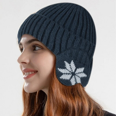 Vīrieši Sievietēm ziemas siltas plīša trikotāžas Benines Snow Fashion Skullies Cepure Unisex Jauna āra aukstumizturīga ausu aizsardzība vilnas vāciņi