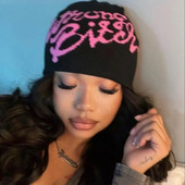 Kpop Pullover Mütsid Mehed Naised Kudumine Mütsid Sügistalv Ins Mood Uus Võrkpunased Villased Mütsid Mood Harajuku Mitmekülgsed külmakübarad