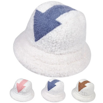 Winter Appa Faux Fur Fluffy Bucket Καπέλα Γυναικεία Καπέλο Εξωτερικού Θερμού Ήλιου Μαλακό Βελούδινο Γούνινο Καπέλο Ψαρά για κορίτσι Μόδα Panama Cap