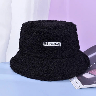 Winter Appa Faux Fur Fluffy Bucket Hats Women Outdoor Warm Sun Hat Soft Velvet Furry Fisherman Cap Girl Fashion Panama Cap