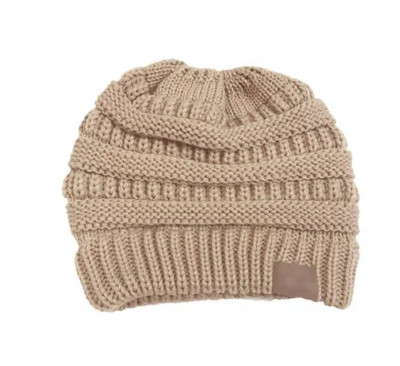 Ziemas sieviešu bumbu cepure Top Hole Cepure sievietēm Meiteņu Cepure Trikotāžas Beanies Cepures Cepures Biezas Sieviešu Sieviešu Skullies Adītas pupiņas