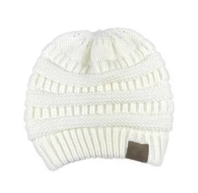 Ziemas sieviešu bumbu cepure Top Hole Cepure sievietēm Meiteņu Cepure Trikotāžas Beanies Cepures Cepures Biezas Sieviešu Sieviešu Skullies Adītas pupiņas