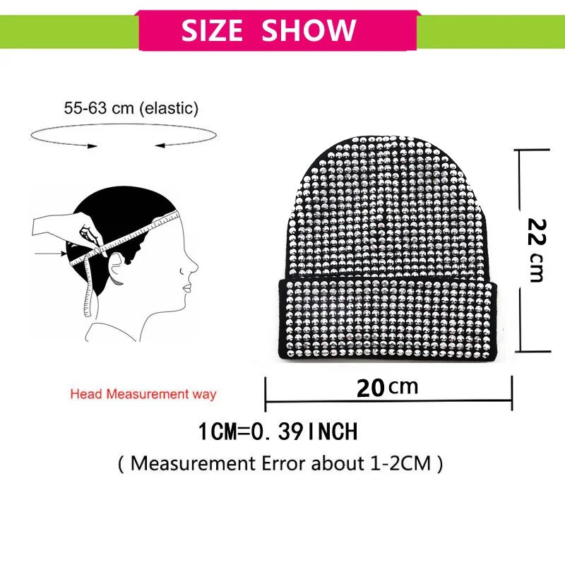 New Diamond Skullies Beanies Мъжка зимна шапка Дамски плетени шапки за Mrs Cap Winter Beanie Hat Gorro Warm Brimless Bonnet lady Cap