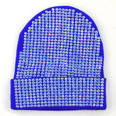 2022. gada jaunas siltas, akrila trikotāžas mākslīgā dimanta cepures rudenī un ziemā sievietēm vīriešiem, kalnu kalnu hiphopa pupiņām