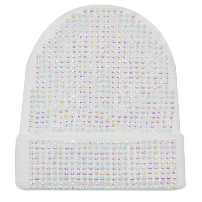 2022. gada jaunas siltas, akrila trikotāžas mākslīgā dimanta cepures rudenī un ziemā sievietēm vīriešiem, kalnu kalnu hiphopa pupiņām