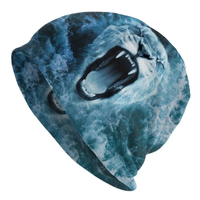 The Great Wave Off Kanagawa Pugs Beanies Caps For Men Women Hip Hop Winter Warm Pleitting Hat Adult Katsushika Hokusai Bonnet Hat