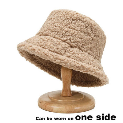 1 gab Ziemas sieviešu abpusēji valkājama spaiņa cepure Jēra vilnas cepure Pilnīga vilna, silta zvejnieka cepure Sieviešu ikdienas peldcepures 2023