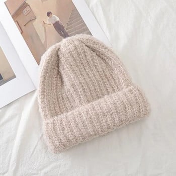 Νέα γυναικεία χειμερινά καπέλα σε στυλ Kpop Γυναικεία Slouchy Beanie Casual Χειμερινά πλεκτά καπέλα Streetwear Χειμερινό καπέλο