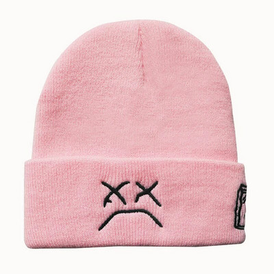 Lil Peep Beanies Kootud Tikandid Müts Talvine Sügis Õues Peo Mütsid Mõõna Hip Hop Mütsid Mansetid Unisex Naistele Meestele Kingitused