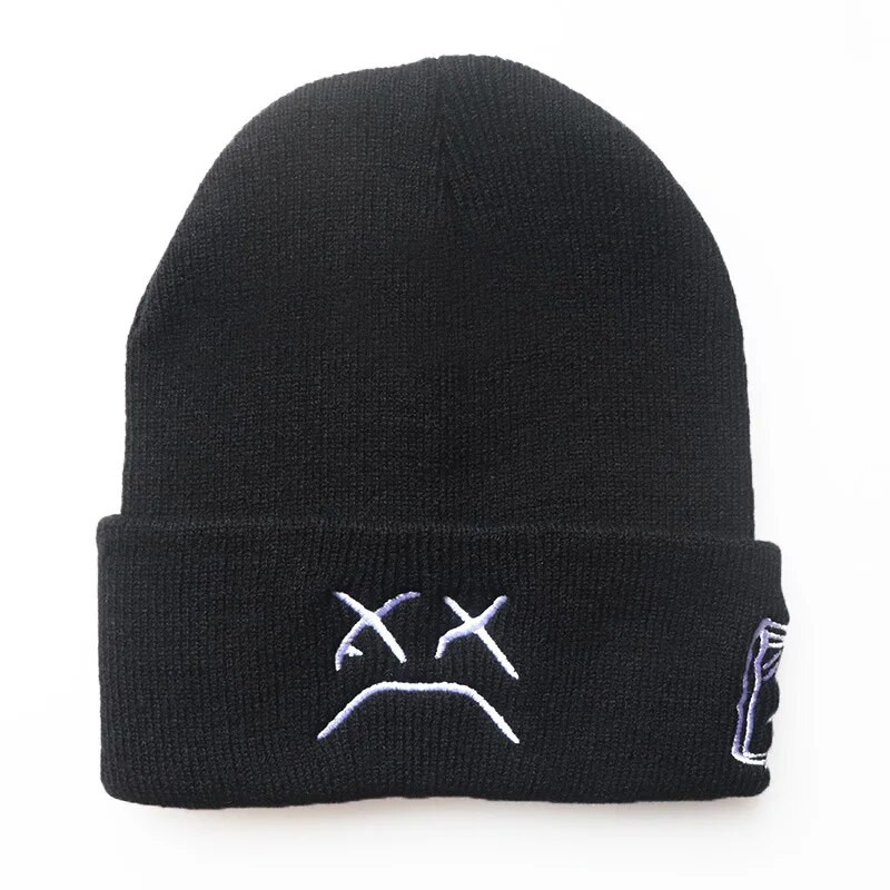 Lil Peep Beanies Kootud Tikandid Müts Talvine Sügis Õues Peo Mütsid Mõõna Hip Hop Mütsid Mansetid Unisex Naistele Meestele Kingitused
