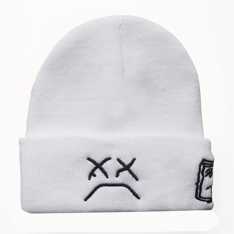 Lil Peep Beanies Kootud Tikandid Müts Talvine Sügis Õues Peo Mütsid Mõõna Hip Hop Mütsid Mansetid Unisex Naistele Meestele Kingitused