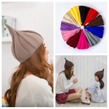 Μόδα 2021 Winter Beanies Καπέλα για Γυναικεία Ανδρικά Καπέλα Πλεκτής Ζεστής Μύτης Casua Μονόχρωμα Γυναικεία καπέλα μόδας