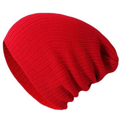 Bonete noi de tricotat Seci de iarnă pentru bărbați, femei, pălărie caldă de culoare solidă, croșetat din lână moale, unisex, pălărie cu șapcă rece.