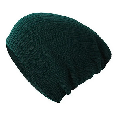 Bonete noi de tricotat Seci de iarnă pentru bărbați, femei, pălărie caldă de culoare solidă, croșetat din lână moale, unisex, pălărie cu șapcă rece.