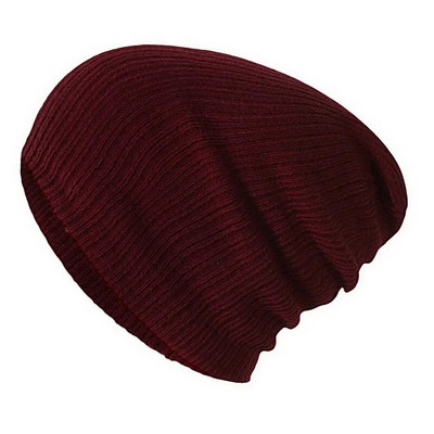 Bonete noi de tricotat Seci de iarnă pentru bărbați, femei, pălărie caldă de culoare solidă, croșetat din lână moale, unisex, pălărie cu șapcă rece.