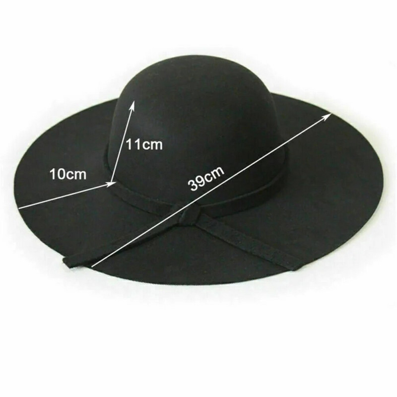 2022. gada rudens ziemas vintage disketes cepures sievietēm Eleganta filca Fedora cepure ar platām malām saules cepure britu stila Fedoras filca disketes