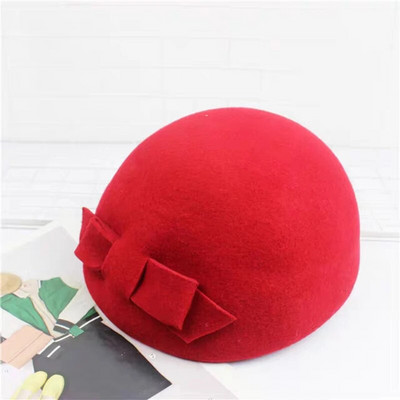 2019. gada beretes vilnas sieviešu vilna, eleganta Fedora cepure, dāmu bantīte, britu masīvas kāzas rudens ziemas klasiskā mākslinieka cepure, sieviete