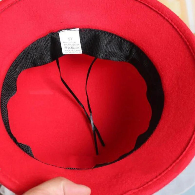 2023. gada jauna sieviešu cepure, loka mezgls, vilnas filcs Fedoras cepures Modes dāmu retro eleganta cepure silta rudens spaiņa Panamas cepure