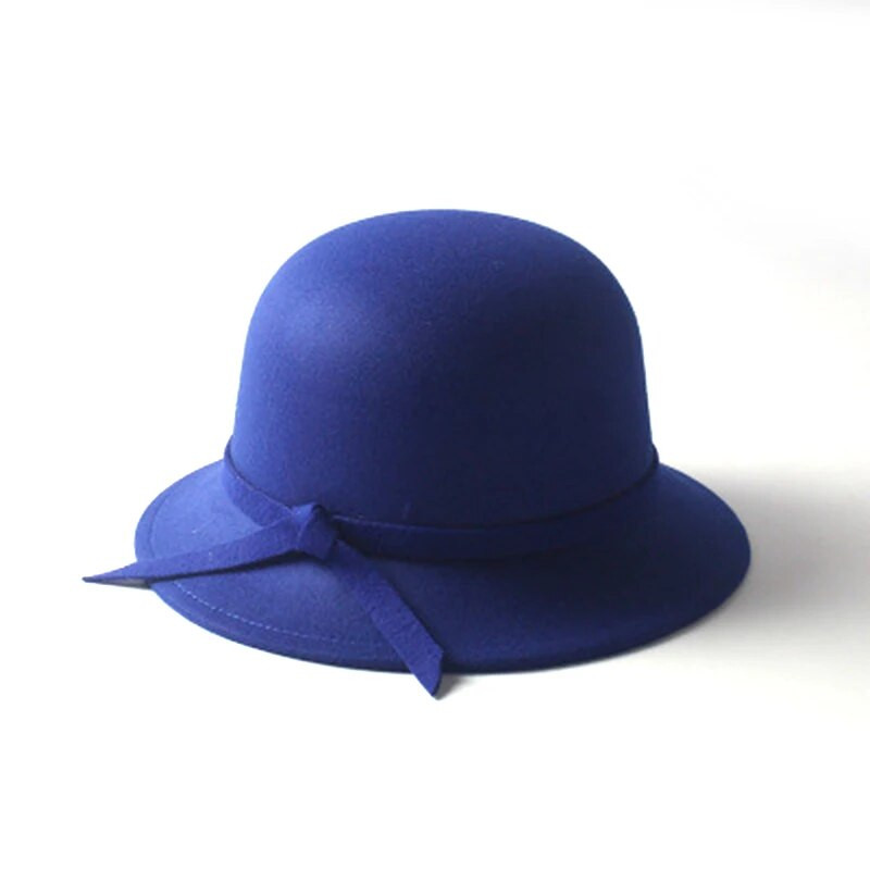 2019. gada jauns rudens ziemas modes silts vilnas filcs sieviešu Fedoras cepures priekšgala kausa vāciņš Top cepure nedeformēta Fedoras cepures sievietēm